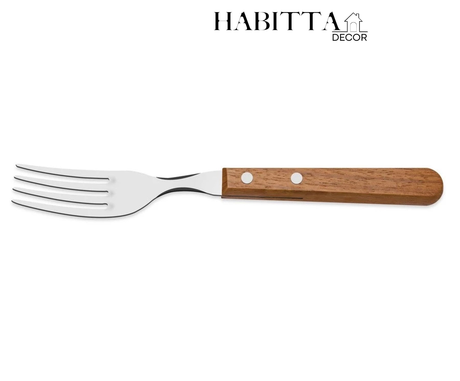 Jogo para Churrasco Tramontina Dynamic com Lâminas em Aço Inox e Cabos de Madeira Natural 12 Peças