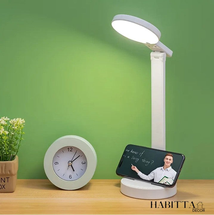 Luminária de Mesa para Estudo LED Recarregável