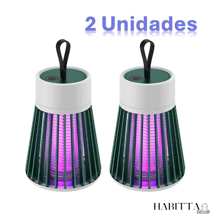 Lâmpada Elétrica Mata Mosquitos Ultravioleta USB Recarregável