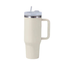 Copo Térmico Inox Portátil Inoxidável com Tampa e Canudo