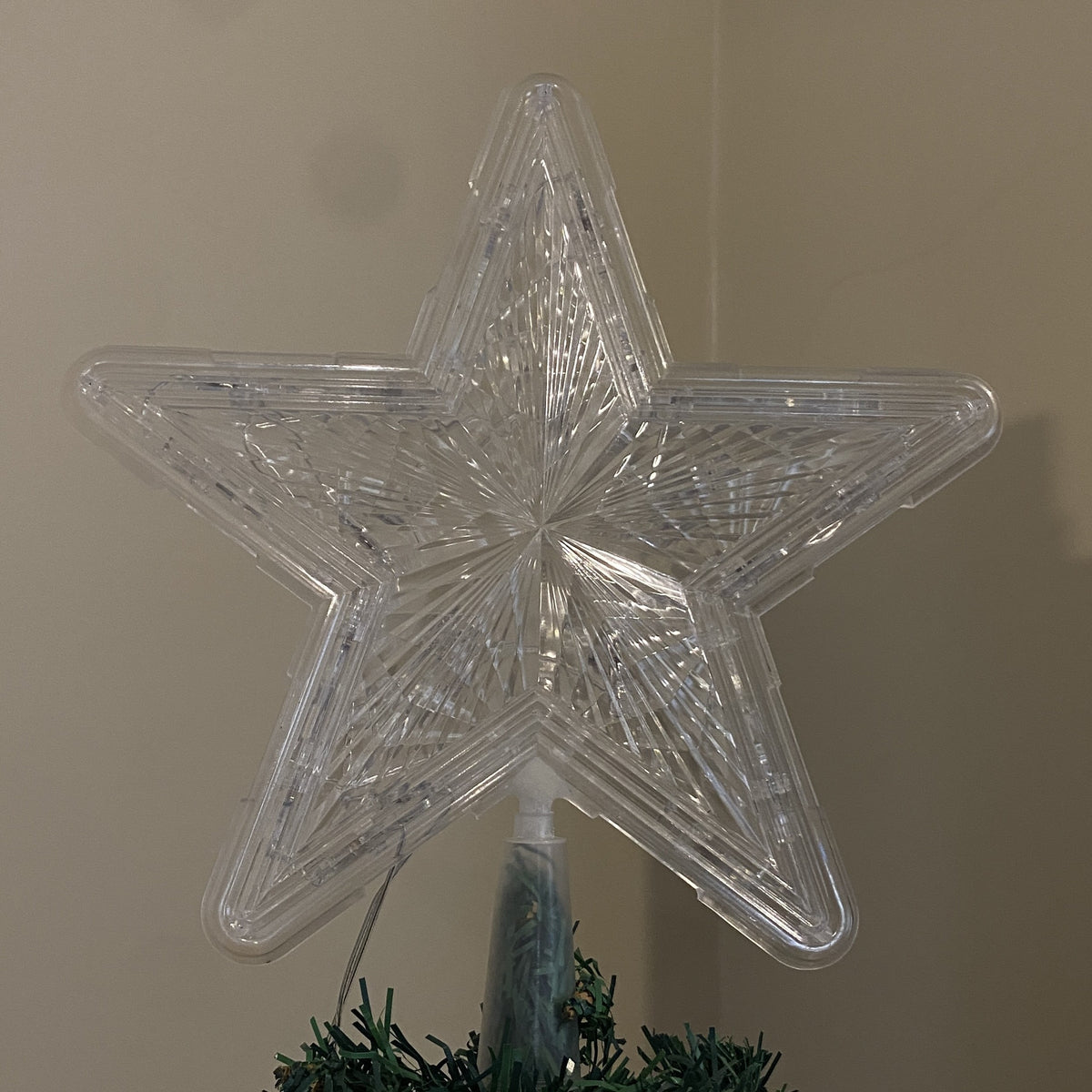 Estrela LED Topo de Árvore 23cm