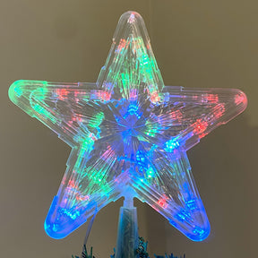 Estrela LED Topo de Árvore 23cm