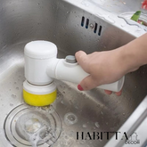 Escova Elétrica para Limpeza de Banheiro e Cozinha