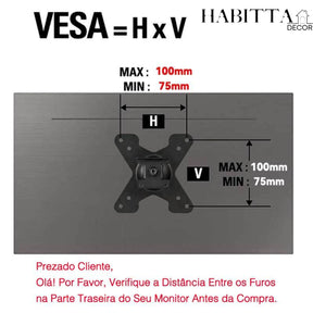 Suporte para TV Tri Articulado - 10 a 26 Polegadas