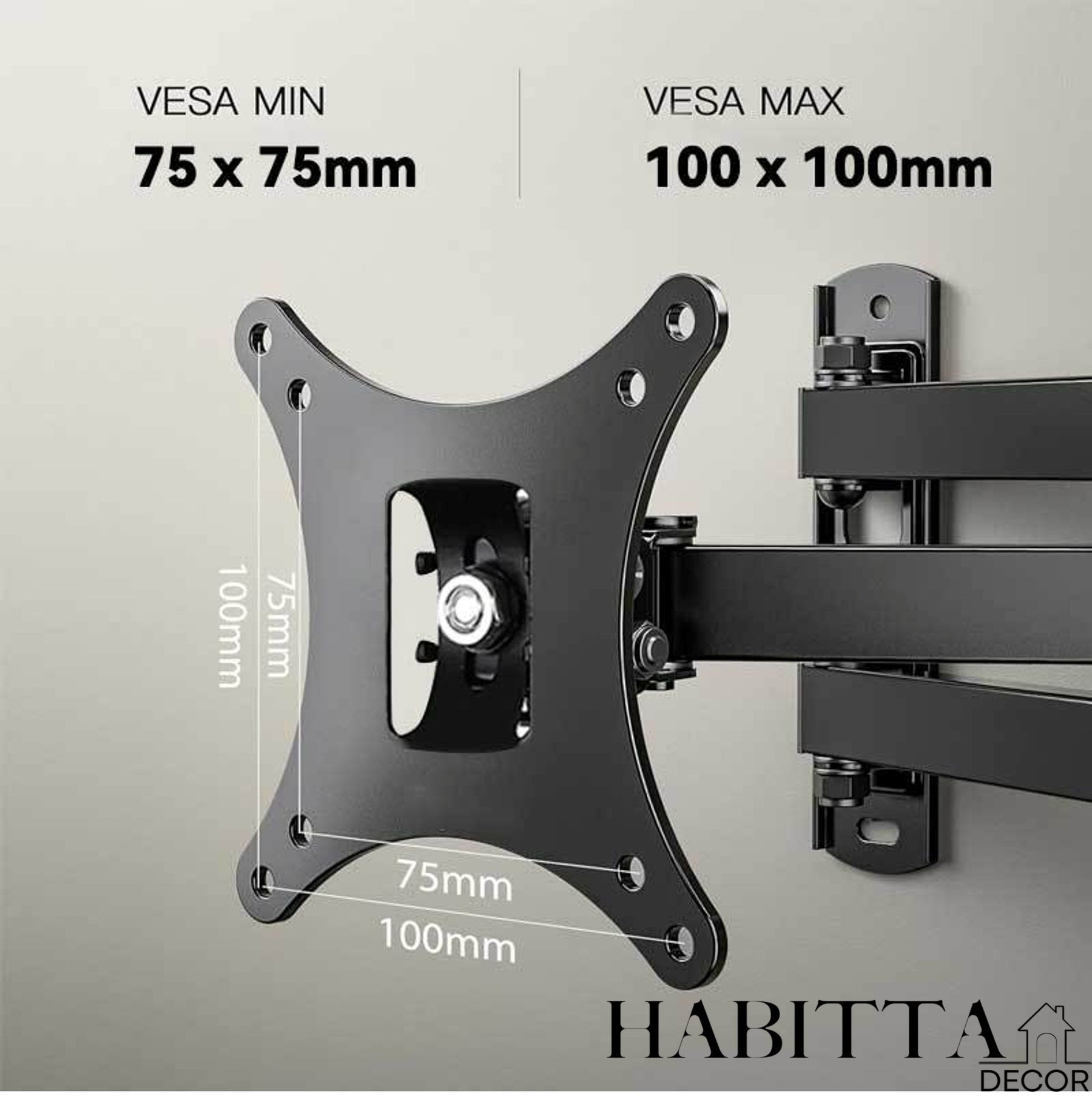 Suporte para TV Tri Articulado - 10 a 26 Polegadas