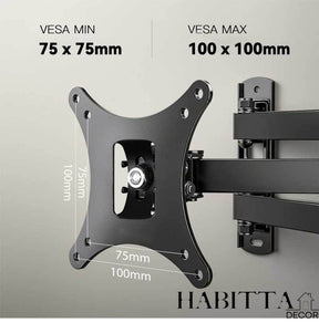 Suporte para TV Tri Articulado - 10 a 26 Polegadas