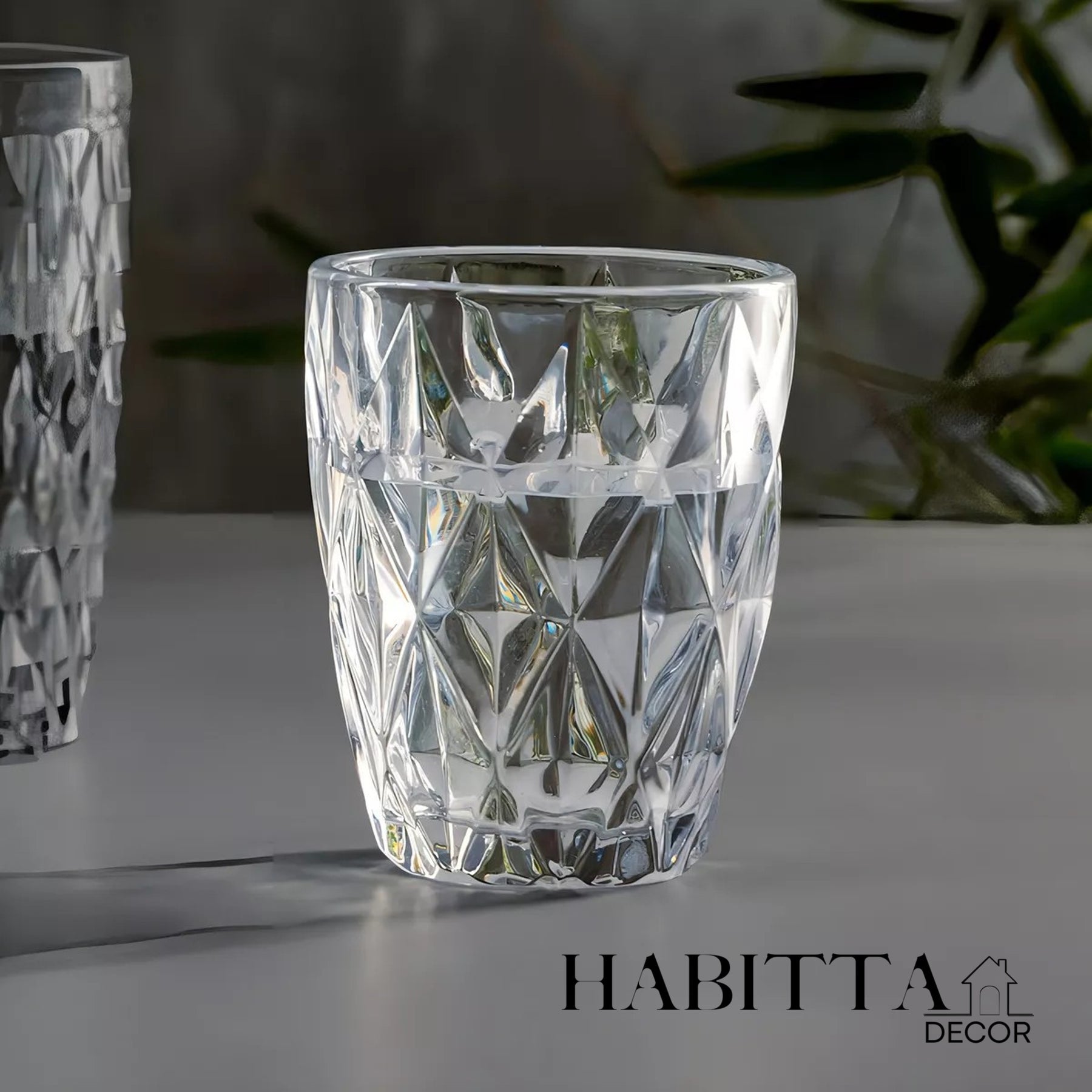 Conjunto 6 Copos de Vidro Diamond 270ml