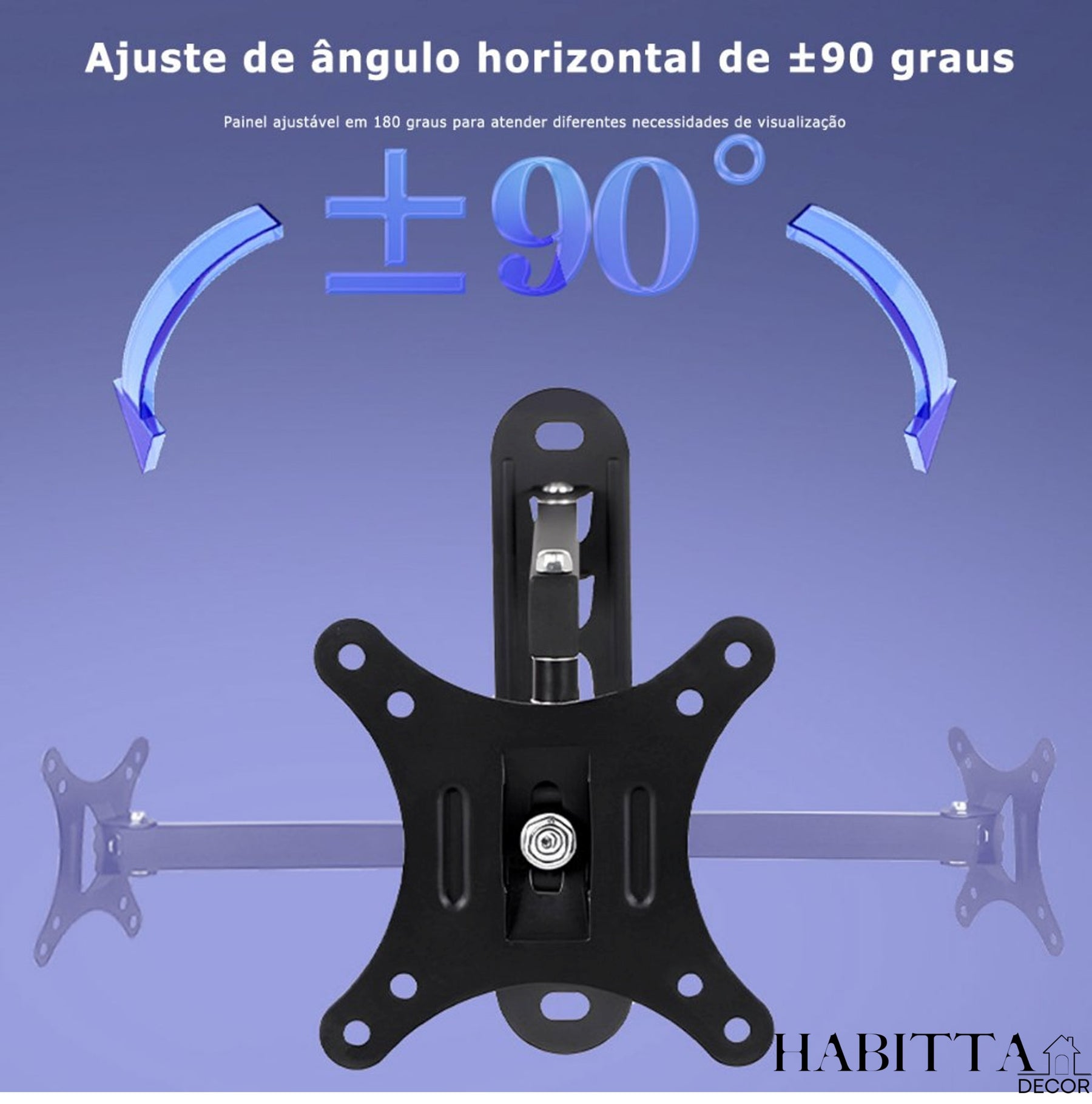 Suporte para TV Tri Articulado - 10 a 26 Polegadas