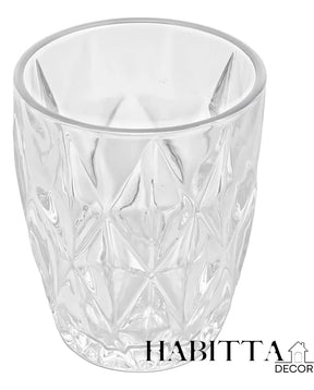 Conjunto 6 Copos de Vidro Diamond 270ml