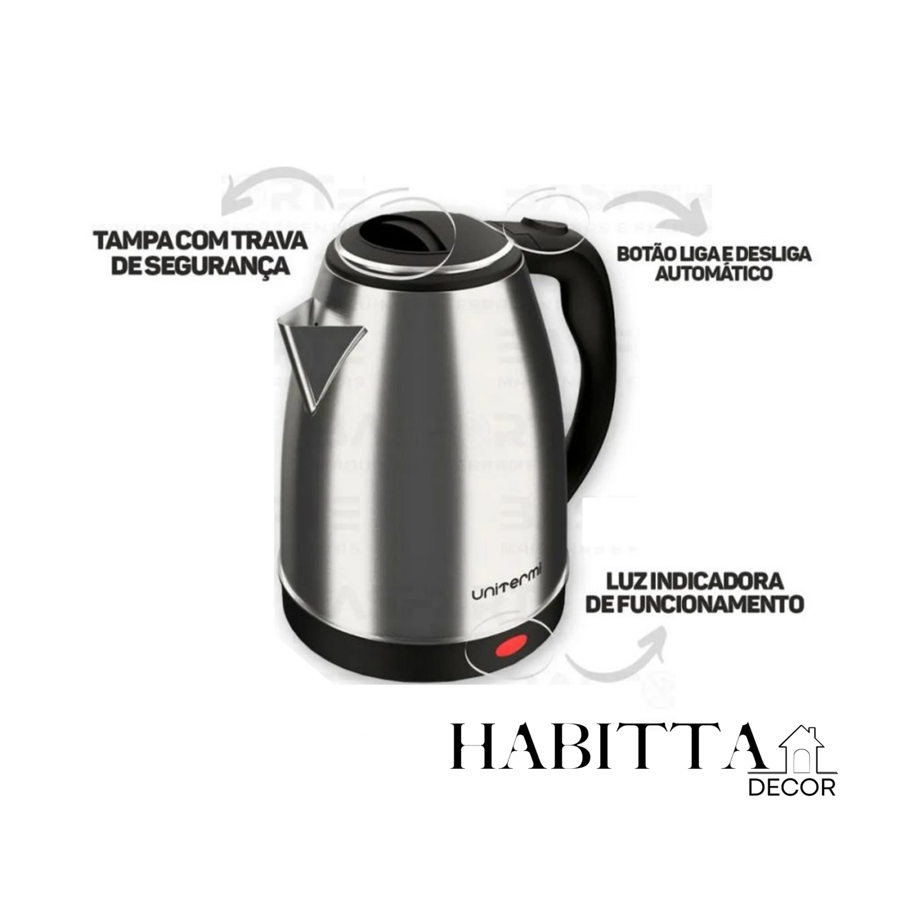 Chaleira Elétrica Atacama 1.8L