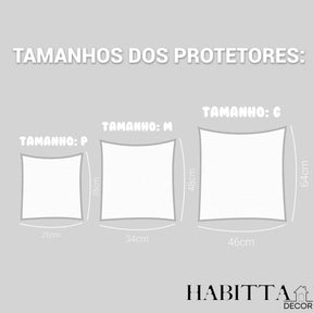 Kit com 3 Sacos - Protetor para Lavar Roupa com Zíper
