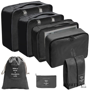 Kit 8 Bolsas Organizadoras a Prova D'água Para Viagem