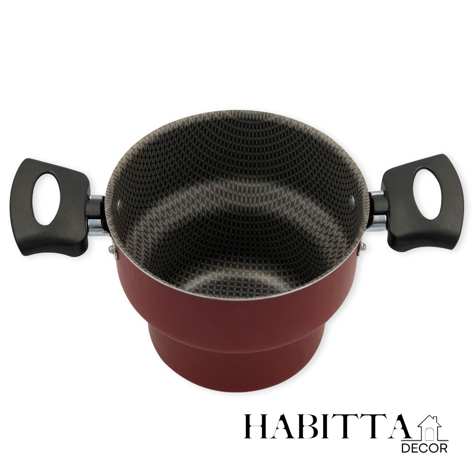 Cuscuzeiro Enjoy Antiaderente 14cm com Tampa de Vidro - Vermelho