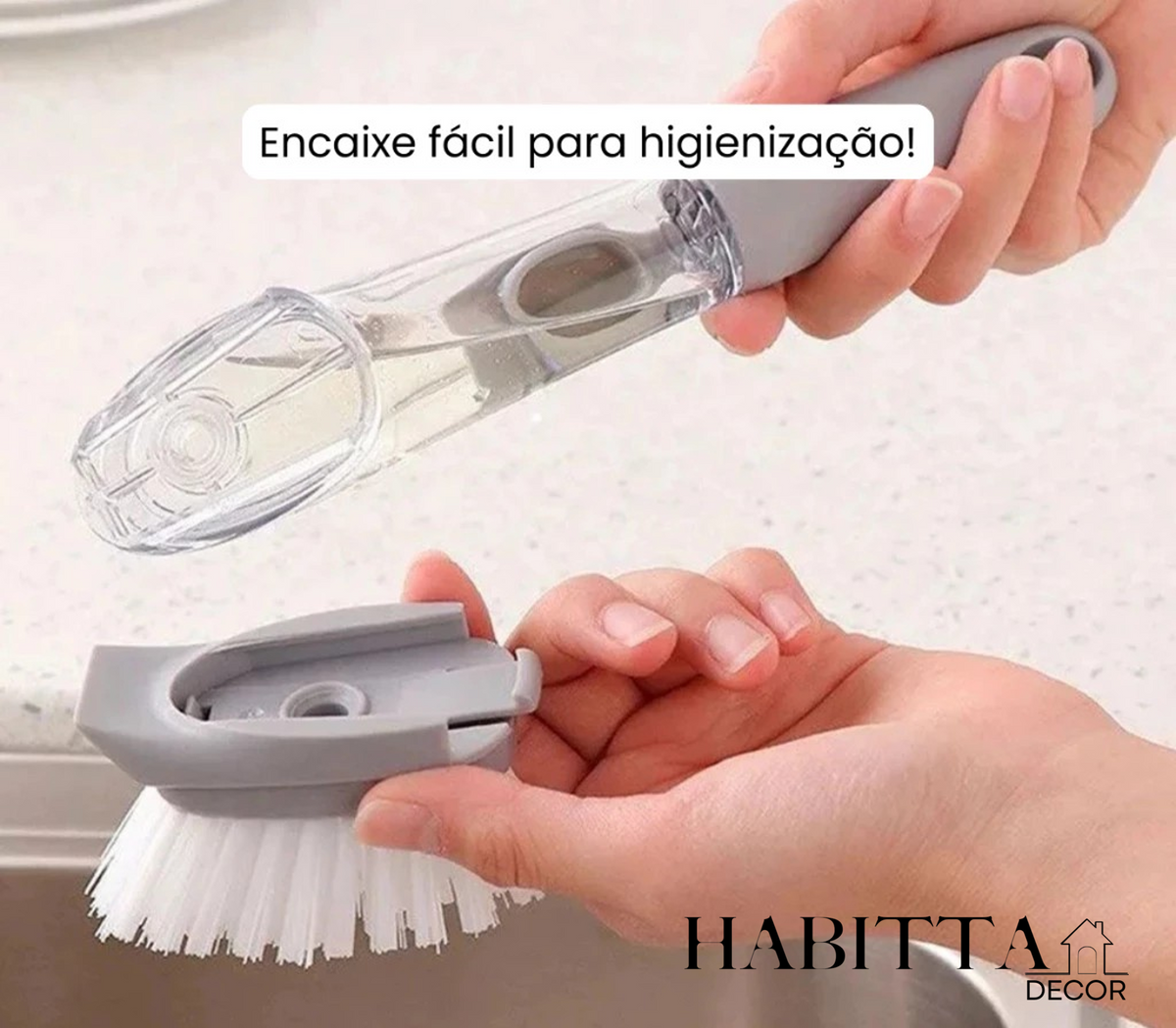 Escova Multiuso com Dispenser