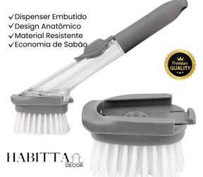 Escova Multiuso com Dispenser