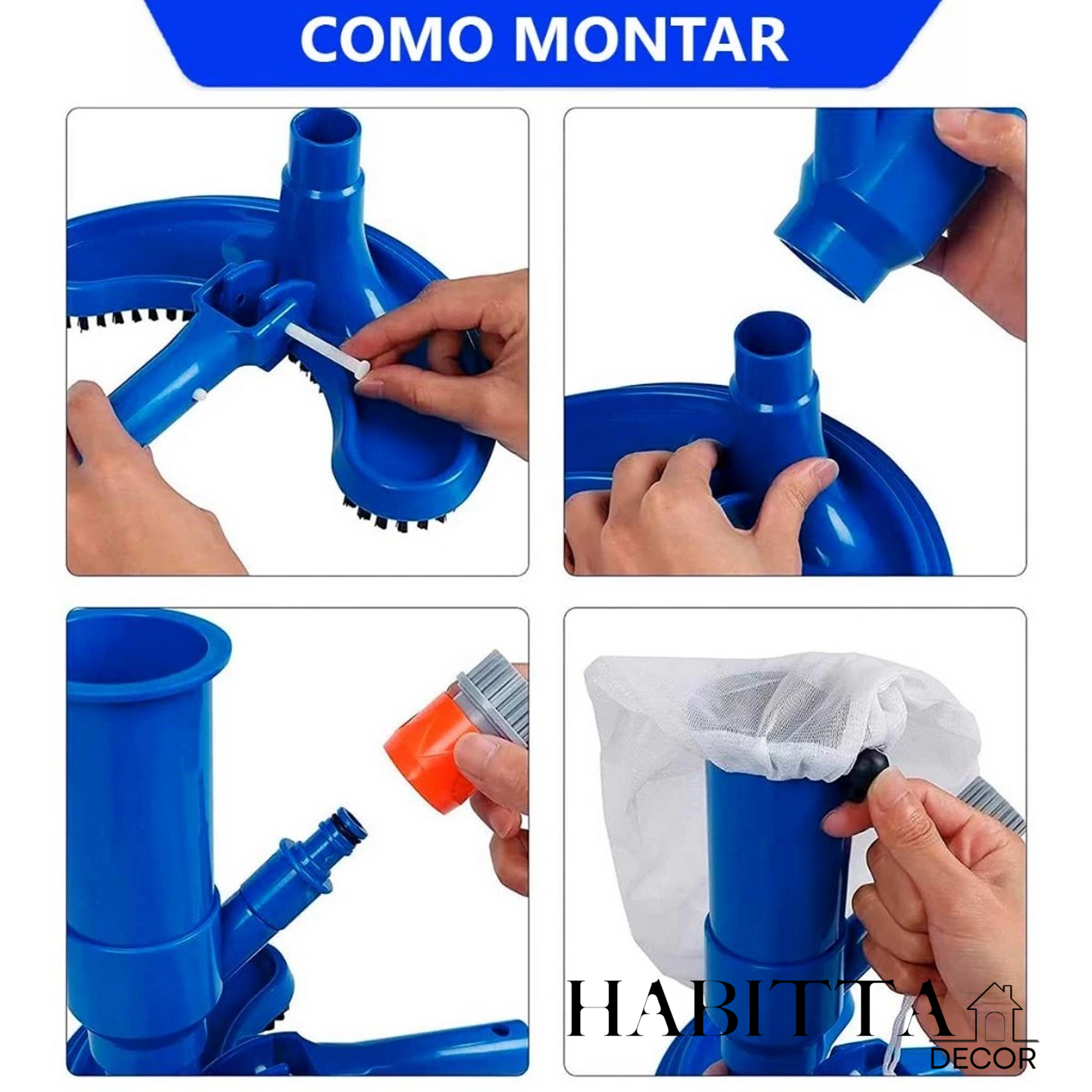 Aspirador de Piscina a Vácuo Econômico