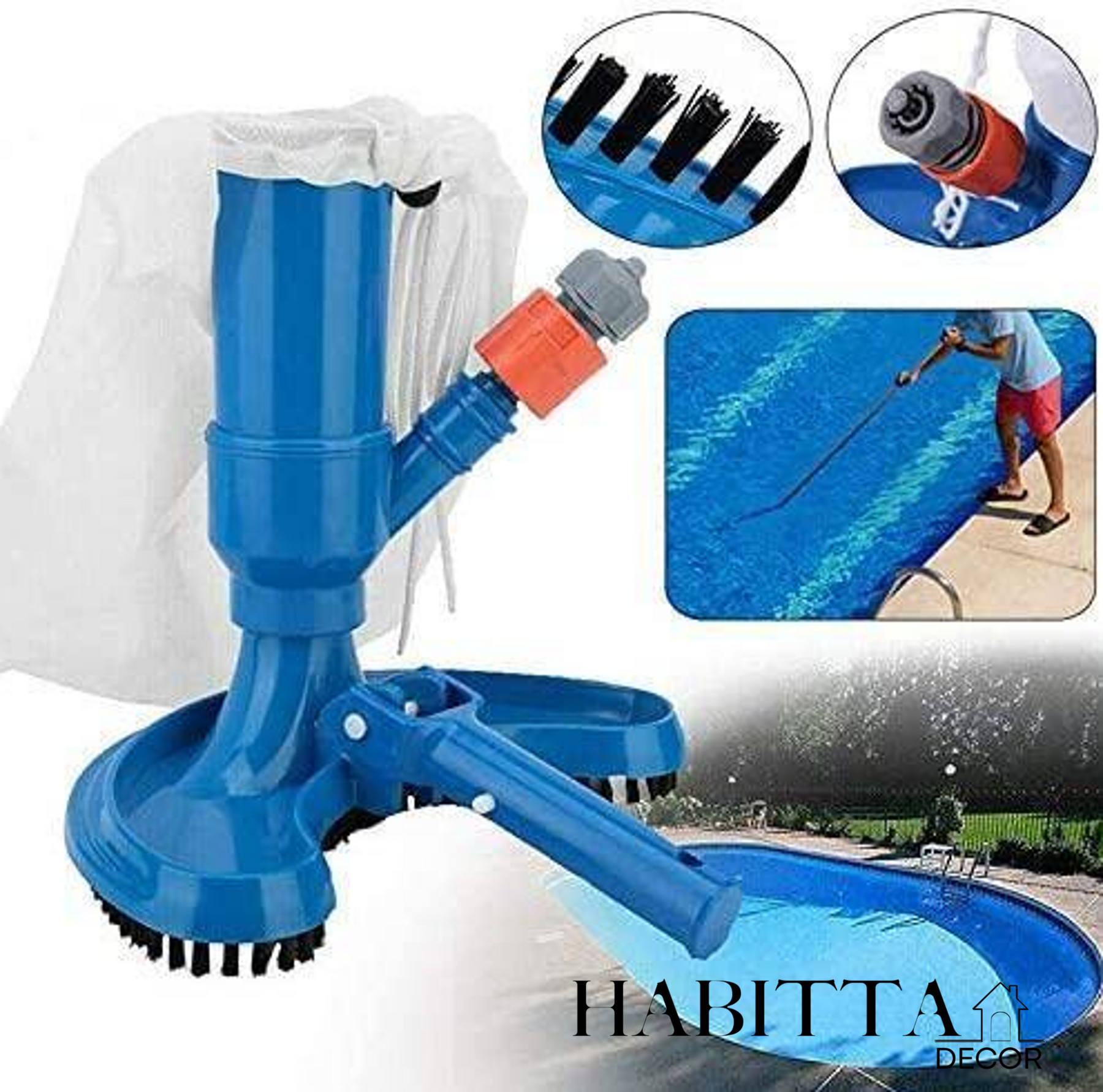 Aspirador de Piscina a Vácuo Econômico