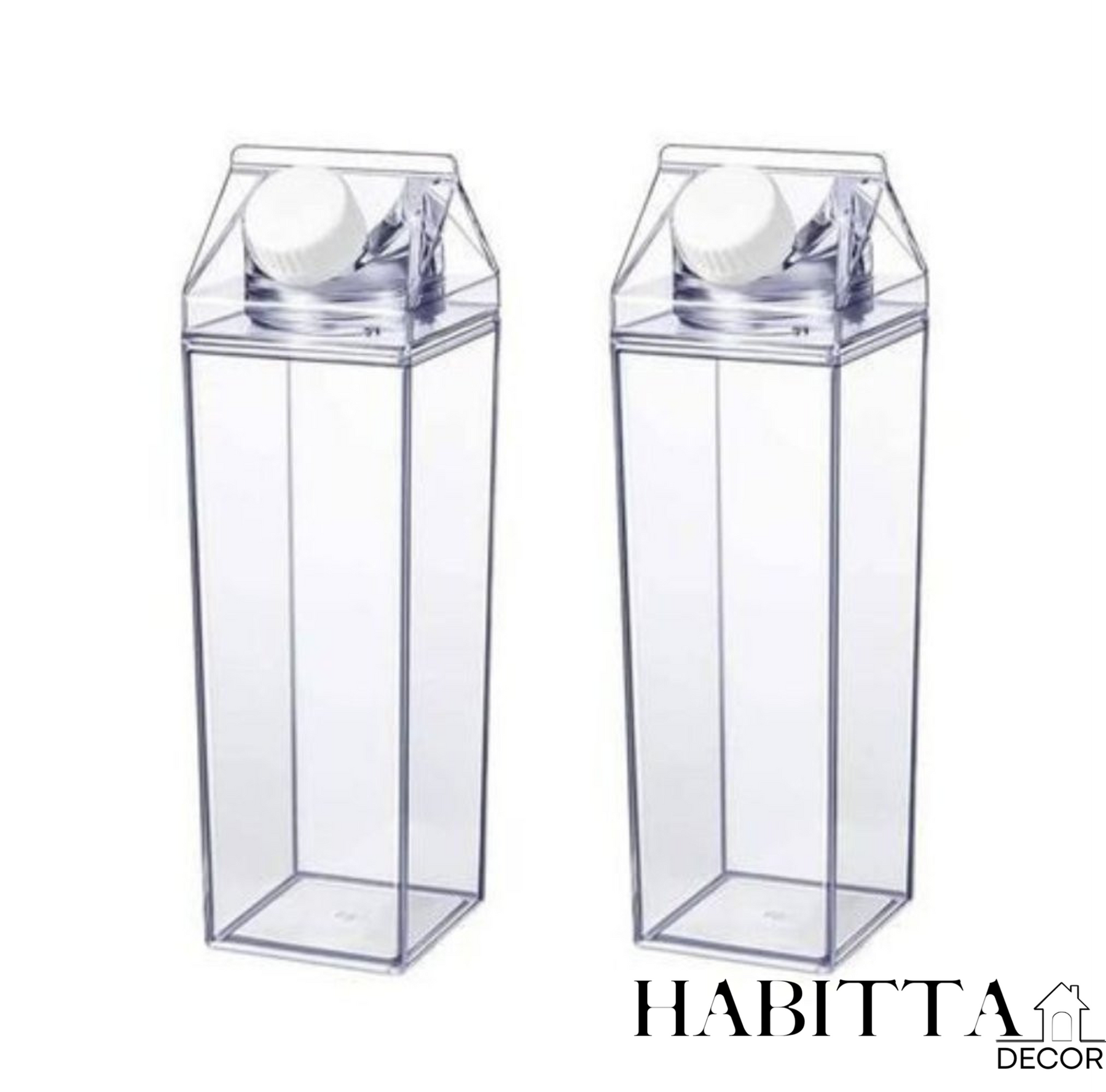 Garrafa de Acrílico Transparente