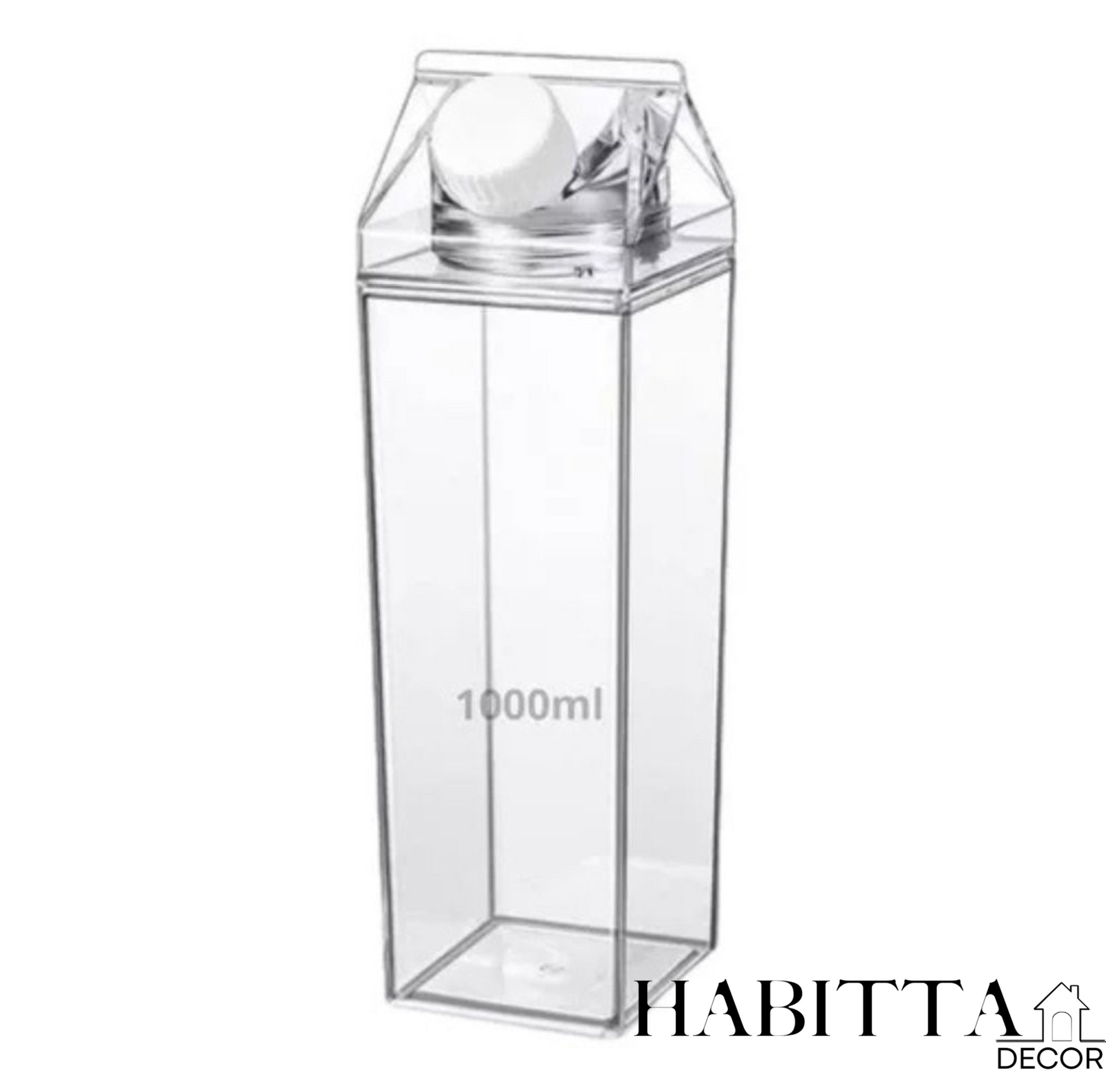 Garrafa de Acrílico Transparente