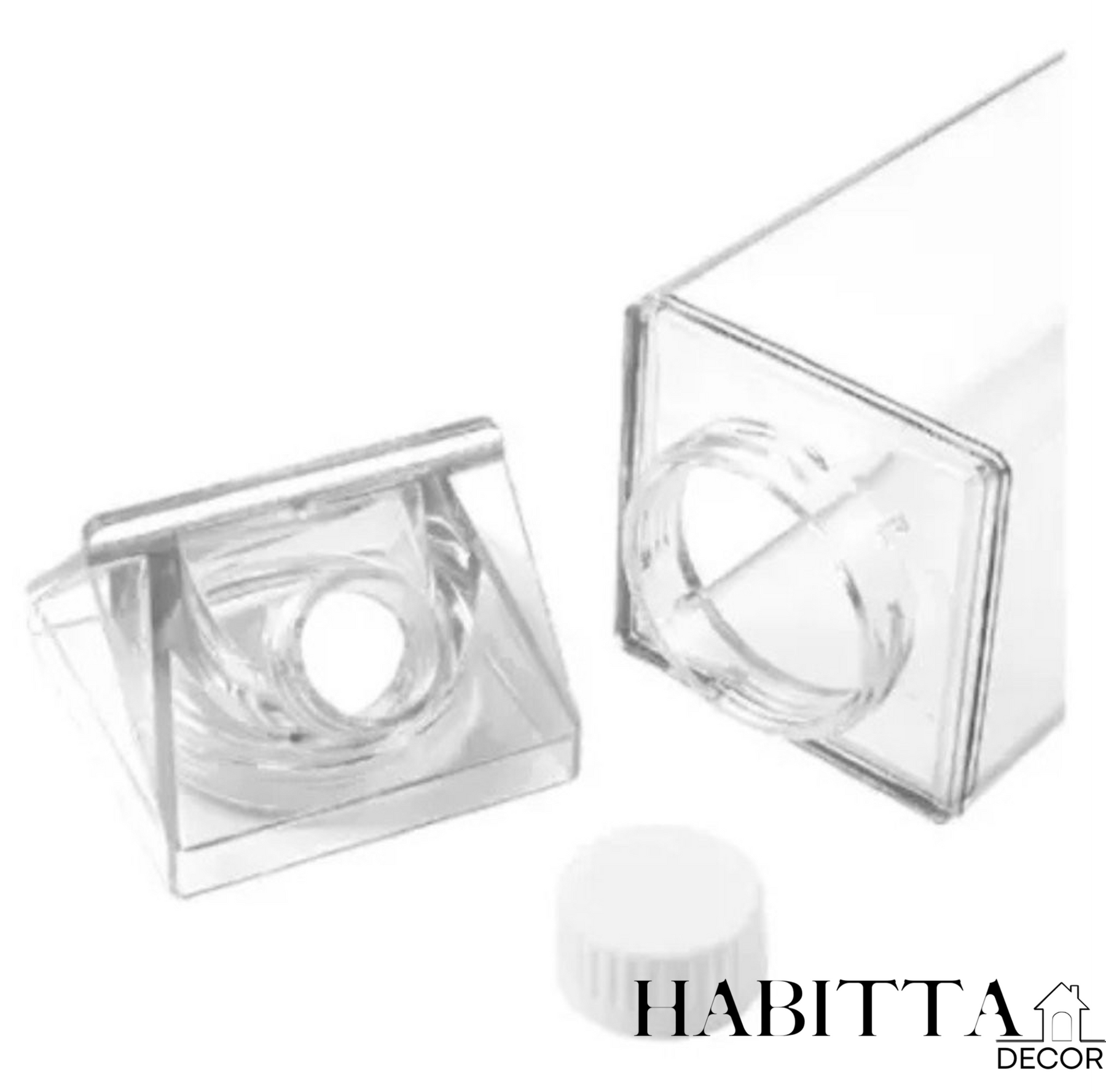 Garrafa de Acrílico Transparente