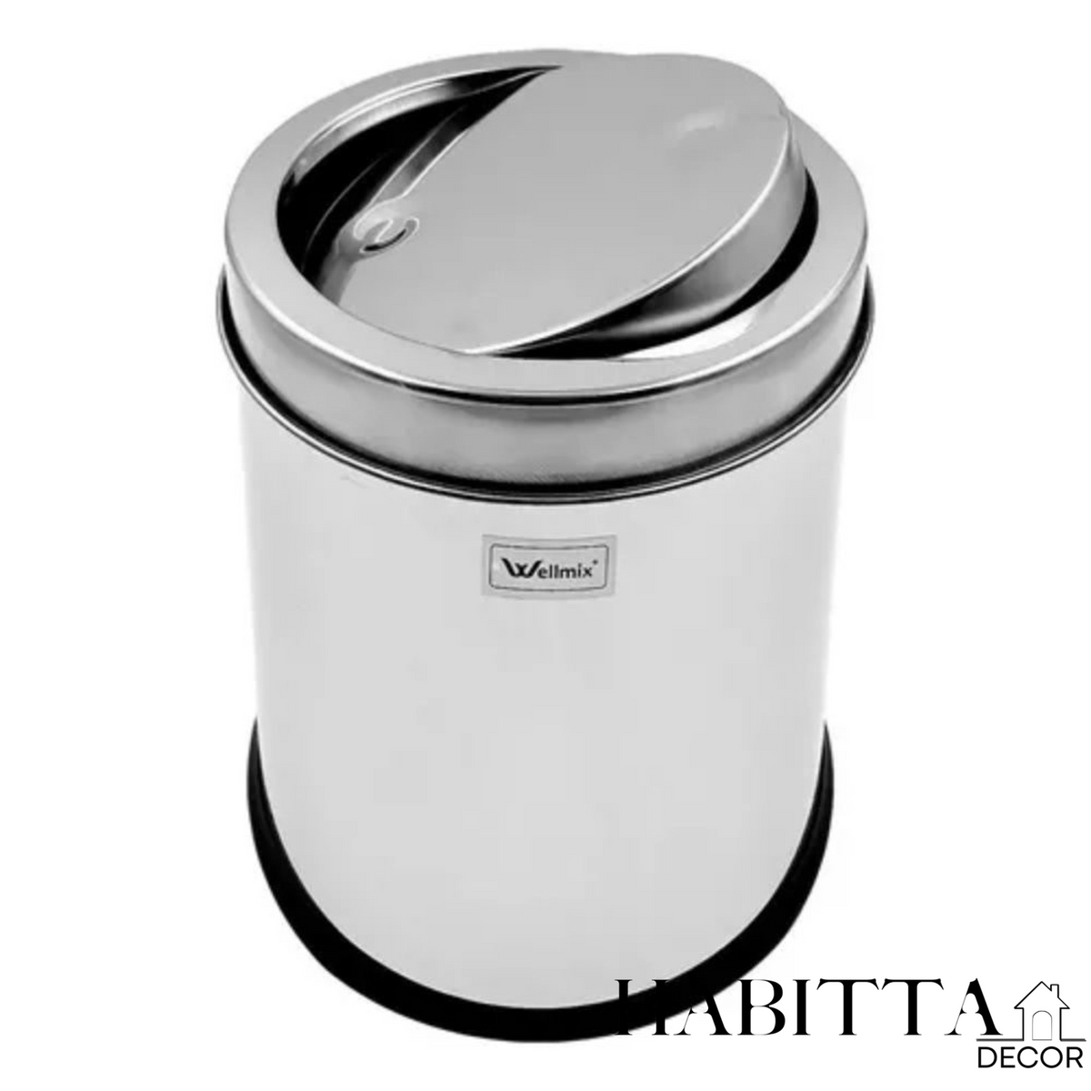 Lixeira Basculante Multiuso Inox 08 litros