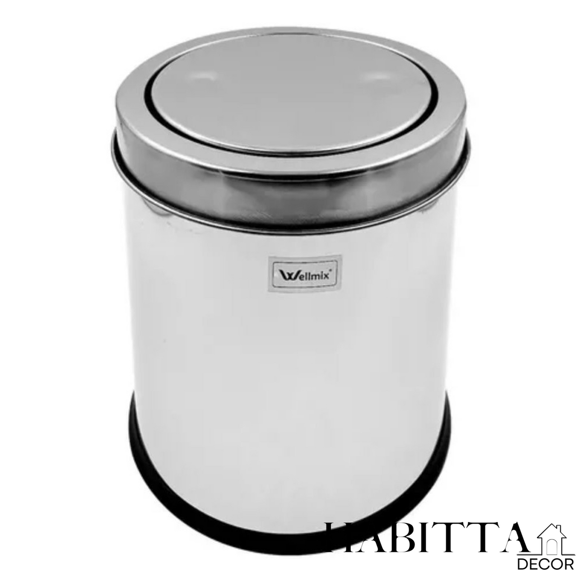 Lixeira Basculante Multiuso Inox 08 litros
