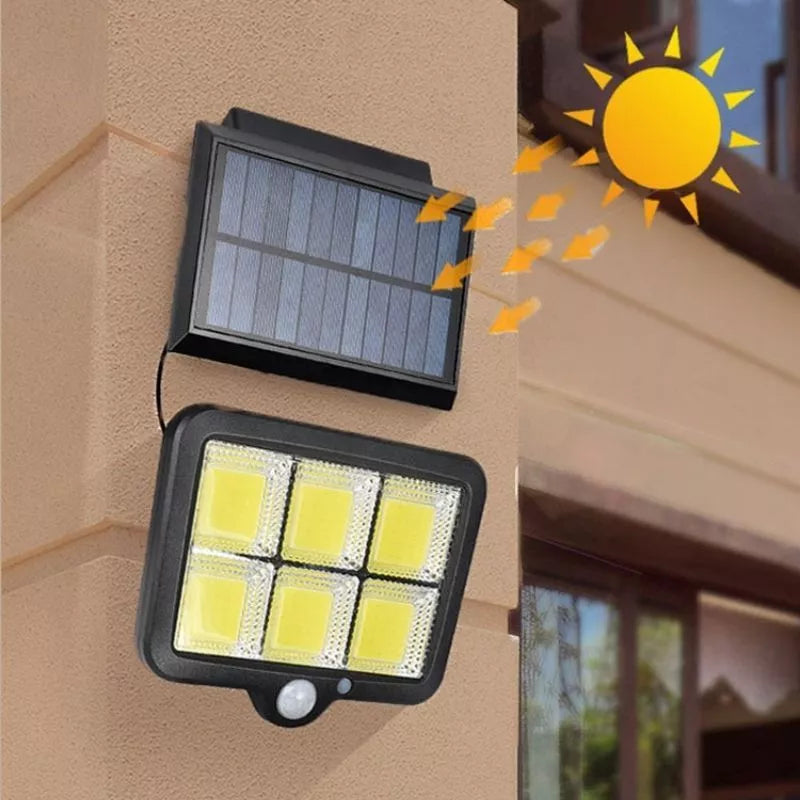 Refletor LED Solar com Sensor de Movimento