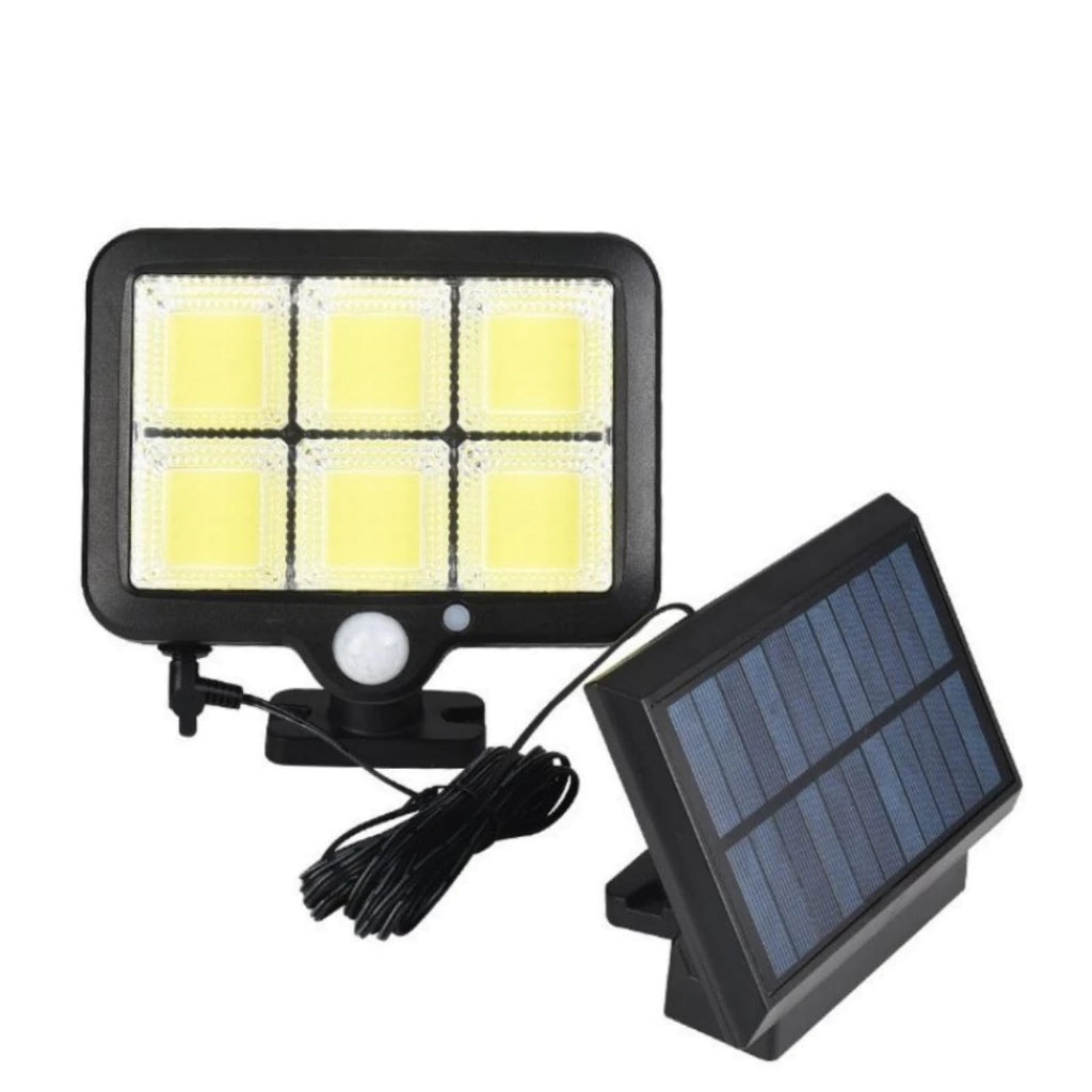 Refletor LED Solar com Sensor de Movimento