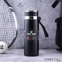 Garrafa Térmica de Inox com Infusor com Alça - 1 Litro