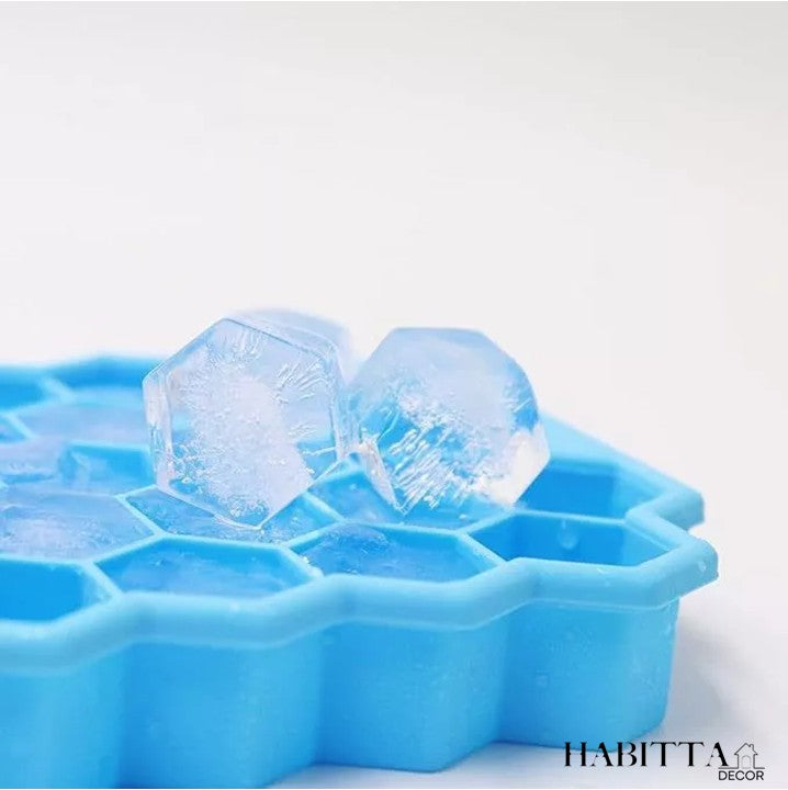 Forma De Gelo 37 Cavidades Formato Favo Mel