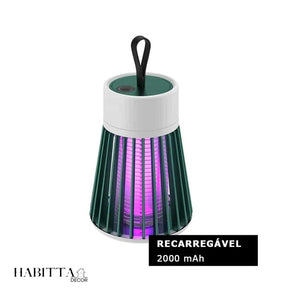 Lâmpada Elétrica Mata Mosquitos Ultravioleta USB Recarregável