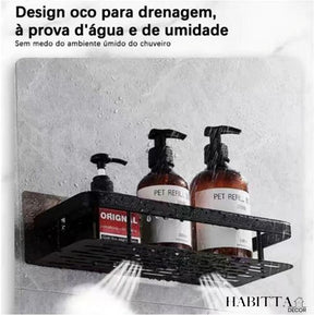 Suporte de Shampoo e Sabonete Premium - Sem Furo