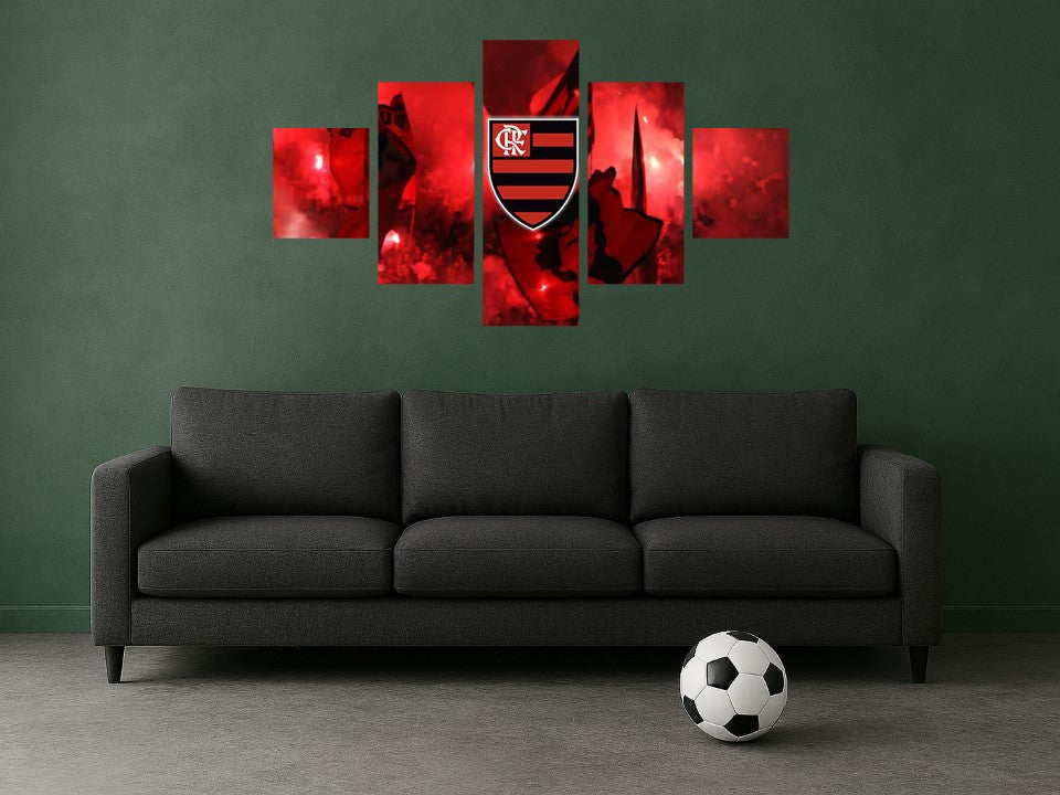 Quadro Mosaico de Times de Futebol (para torcedores apaixonados)