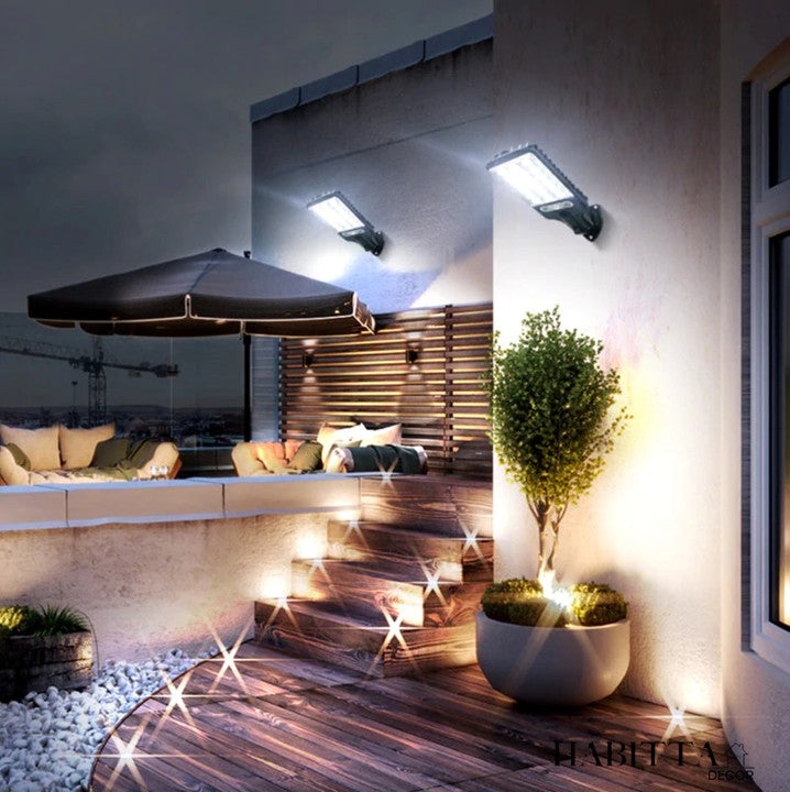 Refletor LED solar com sensor de movimento - IlumiMax