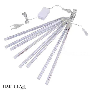 Cascata em LED para Natal e festas com 8 tubos - Bivolt