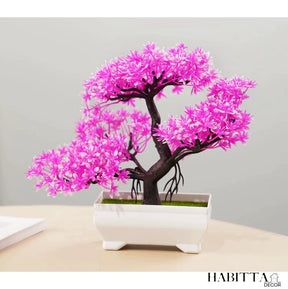 Planta artificial bonsai 25cm realista para decoração