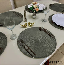 Kit com 6 Peças de Jogo Americano Redondo Sousplat