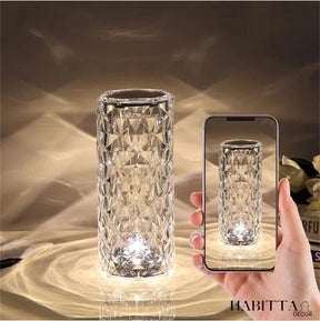 Luminária de Cristal em LED 16 Cores Projetor