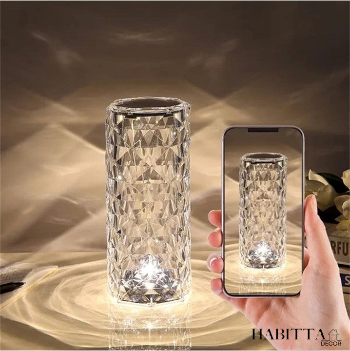 Luminária de Cristal em LED 16 Cores Projetor