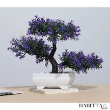 Planta artificial bonsai 25cm realista para decoração