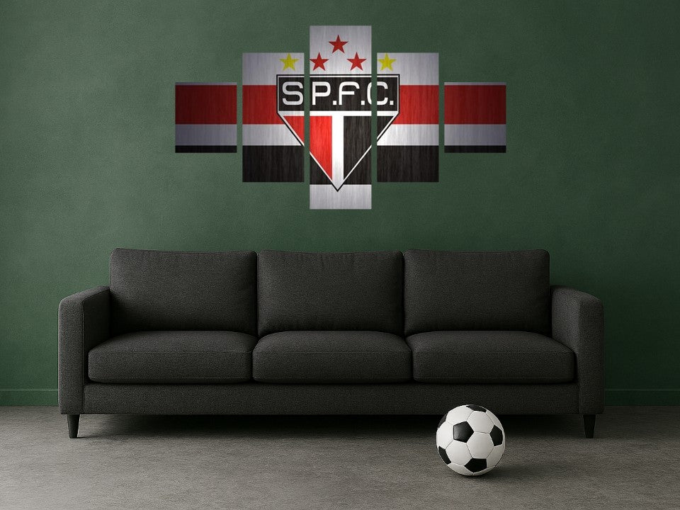 Quadro Mosaico de Times de Futebol (para torcedores apaixonados)