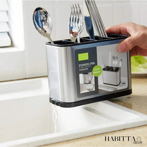 Porta Talher Inox de Pia