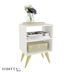 Mesa de Cabeceira Retro Palma