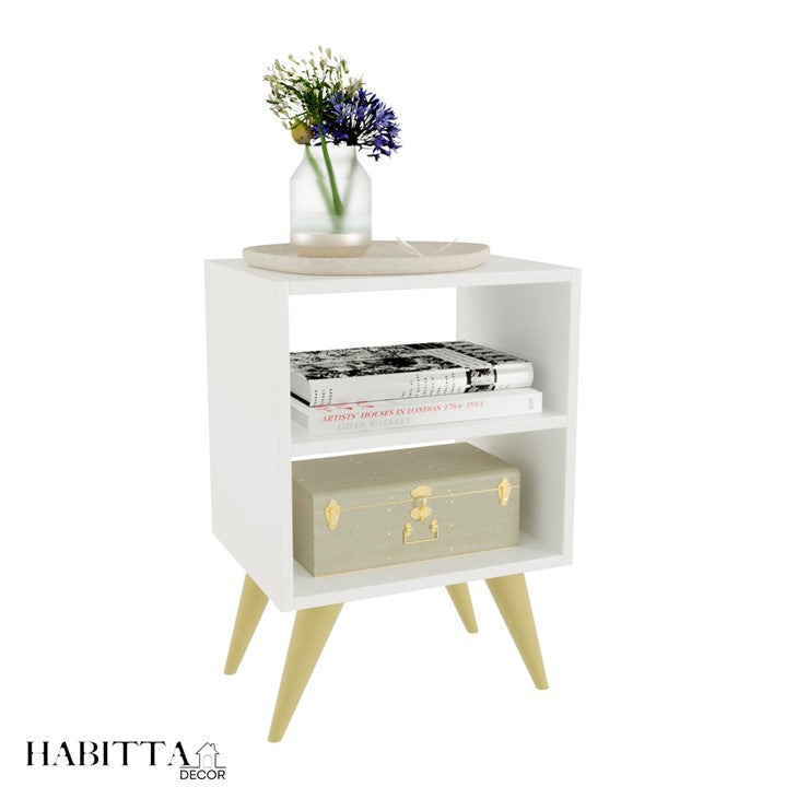 Mesa de Cabeceira Retro Palma