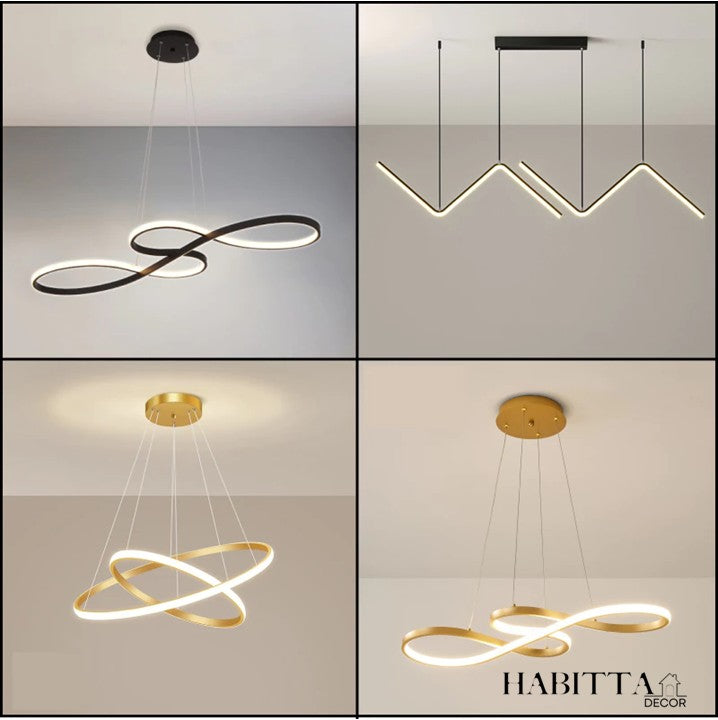Lustre Moderno, Pendente Vários Modelos Para Sala, Sala de Estar