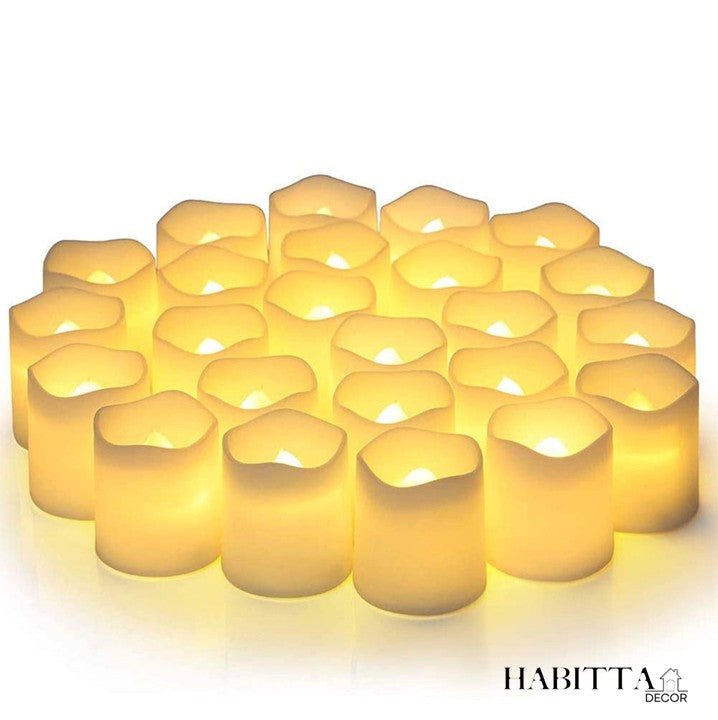 Vela de LED Decorativa 24 Peças