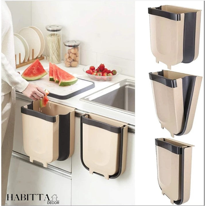 Lixeira Retrátil Multiuso com Suporte Para Saco de Lixo