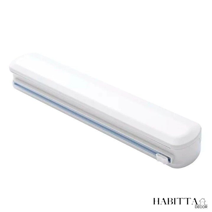 Dispenser e cortador de papel filme PVC