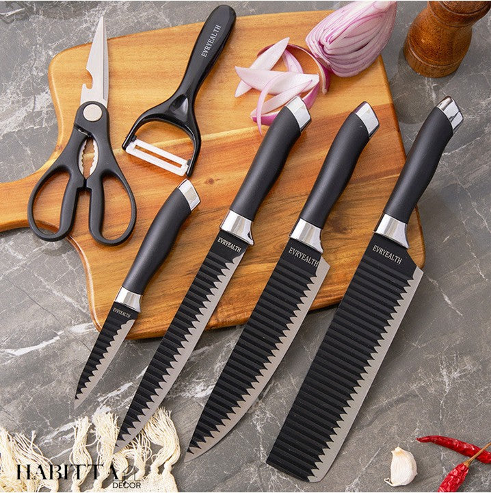 Kit Facas de Cozinha e Churrasco