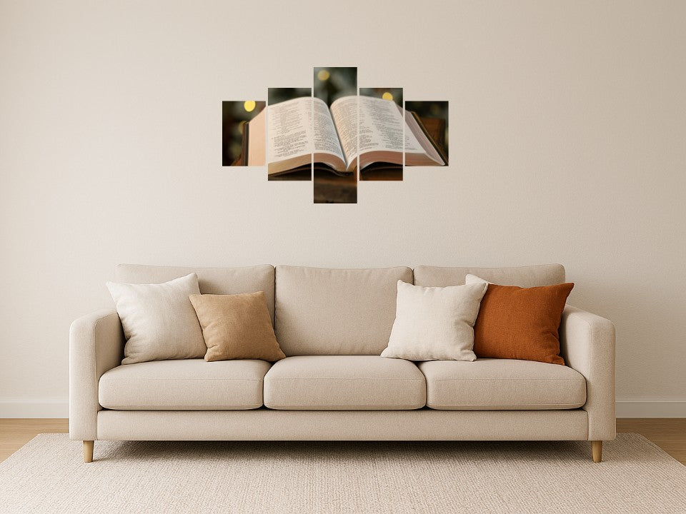 Quadro Mosaico Religioso Jesus — Decoração de Fé e Inspiração para Seu Lar